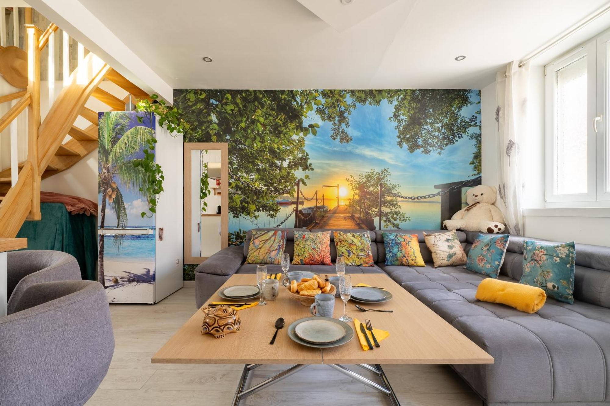Casa Inca Calais - Duplex Soleil Latino - Parking Free, Station Apartment Exterior photo