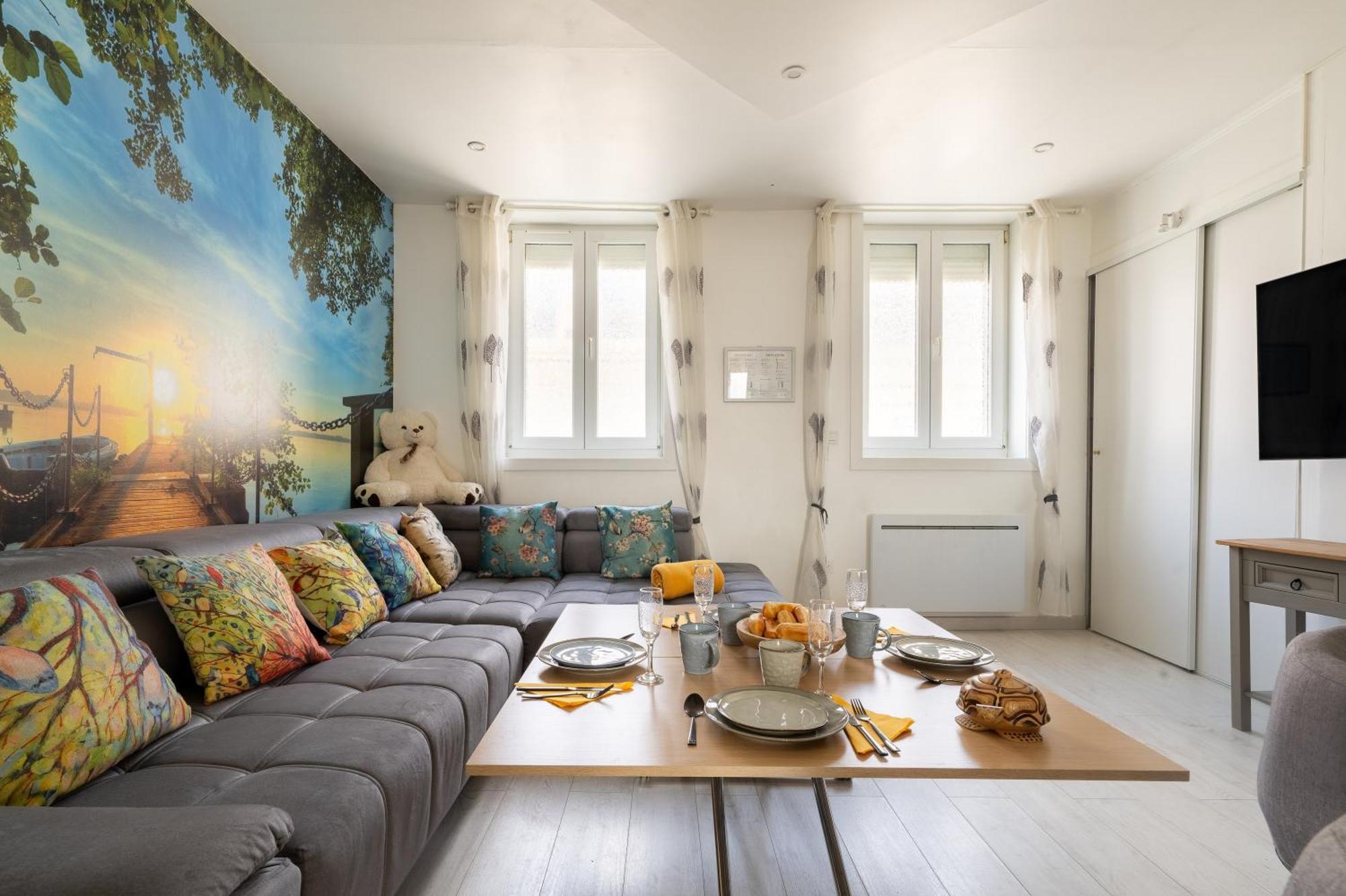 Casa Inca Calais - Duplex Soleil Latino - Parking Free, Station Apartment Exterior photo