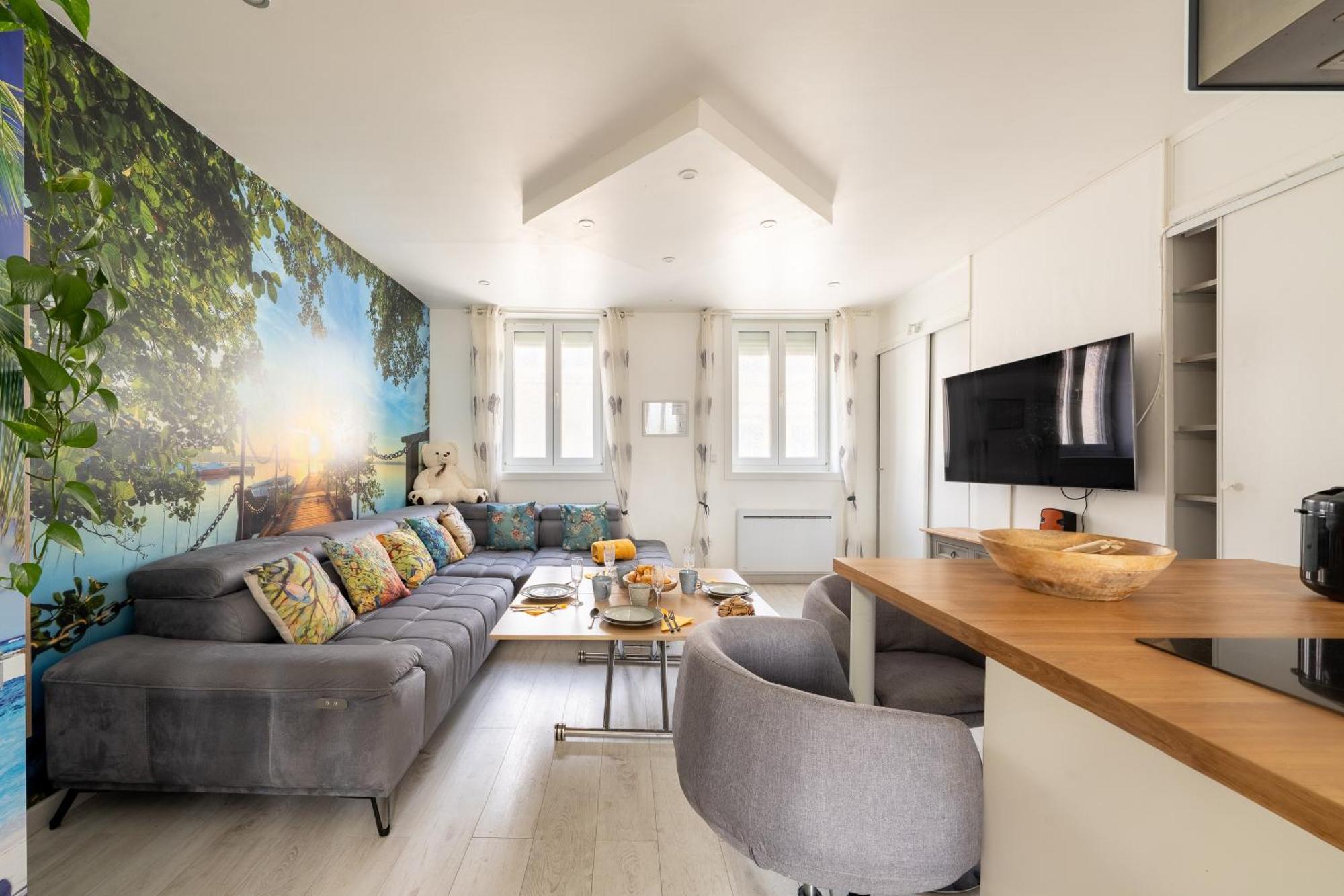 Casa Inca Calais - Duplex Soleil Latino - Parking Free, Station Apartment Exterior photo